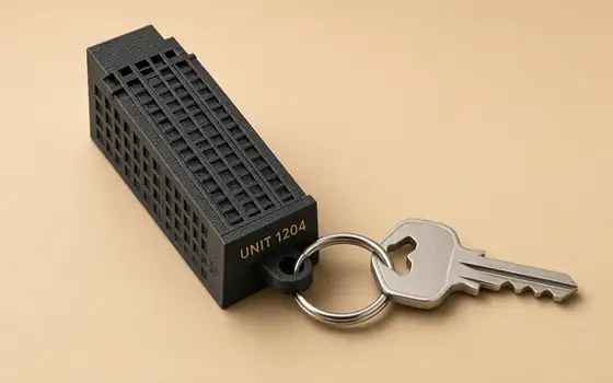 Concept render: Handover key keepsake