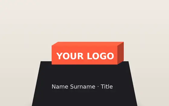 Concept render: Logo nameplate